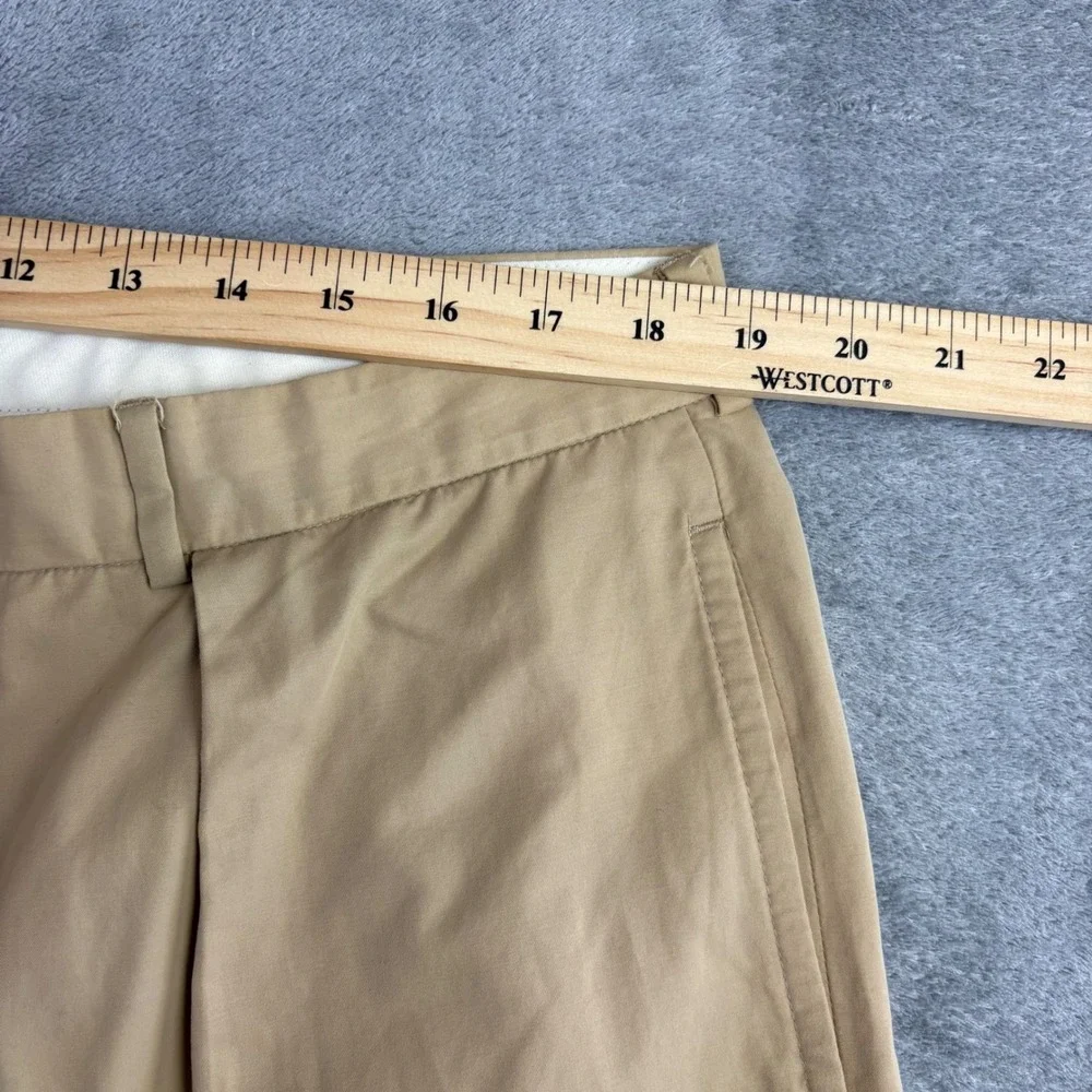 Polo Golf Ralph Lauren Mens 40x32  Khaki Pleated Chino Pants Casual Cotton Nylon